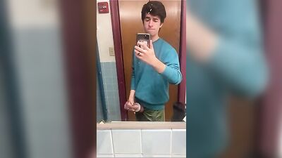 Flashlight Frenzy! Public Bathroom Adventure & Hot Shoot!