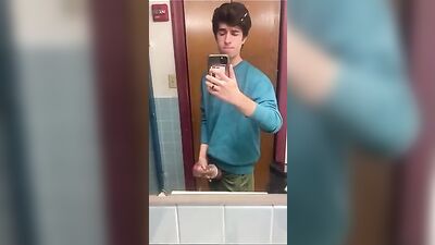 Flashlight Frenzy! Public Bathroom Adventure & Hot Shoot!