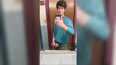 Flashlight Frenzy! Public Bathroom Adventure & Hot Shoot!