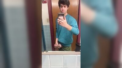 Flashlight Frenzy! Public Bathroom Adventure & Hot Shoot!