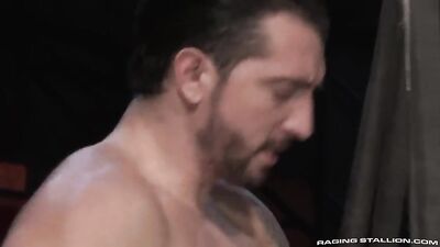 The Mechanics Shop: Hardcore Bareback Muscle Boys Oral Sex