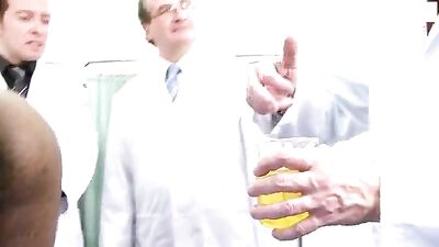 No Mercy! Black Muscle Gods Examine and Seduce the Hunky Patient