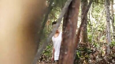 Latino Muscle Boys Fuck on Garden Path! - Hardcore Bareback Action with Big Cocks and Oral Fun