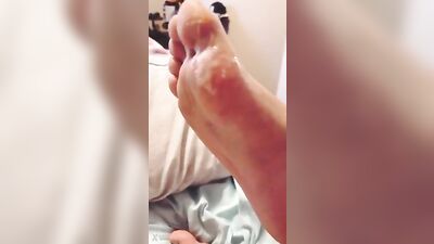 Sticky Fetish Footjob - Web-Cam Solo Amature Cumshots Porn