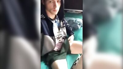 The Exhibitionist - The House Web-Cam Twink Amateur Masturbation Guy!