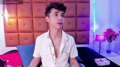 Twink Plays with Hole Again: Cumming in Gay Porn Action!