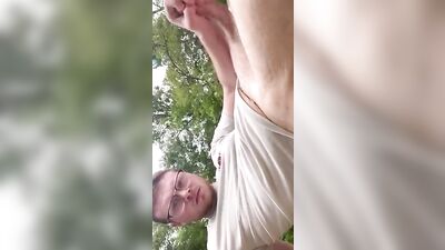 Exploring Gay Sex in Public: Horny Hiker Rubs One Out!