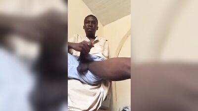 Black Boy Delight: Amateur Wanking and Hot Cumshot!