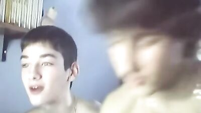 Twink Webcam Fun with Brotherly Love!