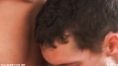 Hot Cute Kevin Sucked: Bareback Blond Boys Twink Threesome