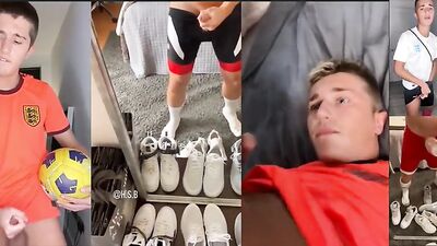 Jerking off on Soccer Field: Amateur Solo Web-Cam Cum Nude