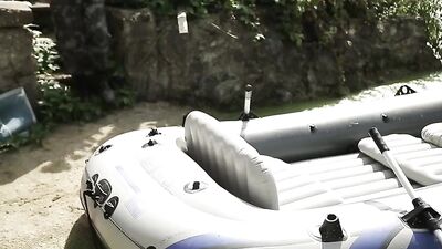 Outdoor Loving Threesome: Bareback Action with Cum Shots and Handjobs!