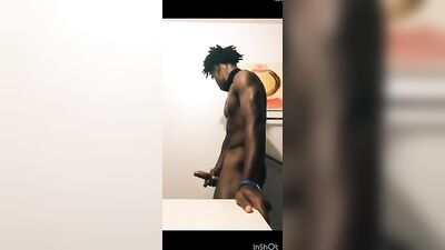 Gay Porn Hunks: Black Boy Baits Str8 Daddies in Hot Threesomes