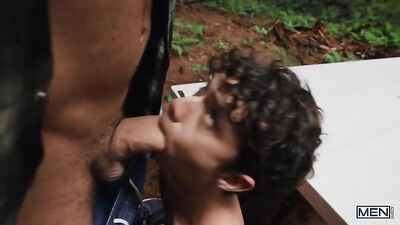 Camping Couple Twink Daddy Sex Show Adventure!