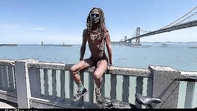 Exposing City Hall: Amateur Black Fun in Public!