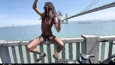 Exposing City Hall: Amateur Black Fun in Public!