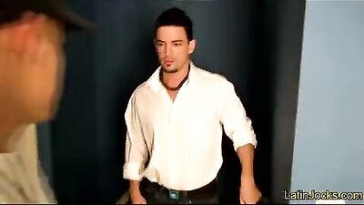 Jocks Hot Latino Twink Friend: Room At The Top Action Cum Shots Oral!