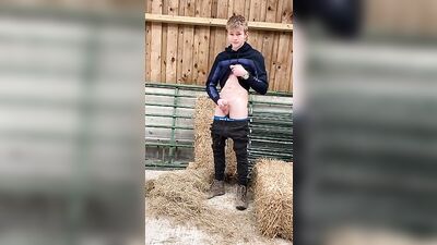 Milking Cowboy: Action Solo Straight Boys