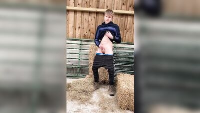 Milking Cowboy: Action Solo Straight Boys