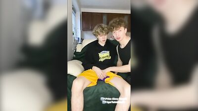 Blonde Teen Webcam Suck Fest! - Big Cocks, Big Balls and Fun Oral Action!