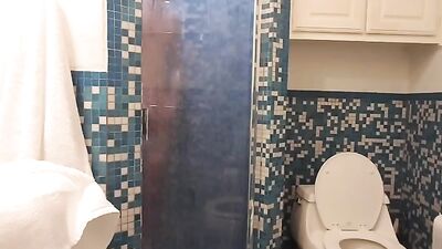 Brothers Spy Cam Shower Ass Play Oral Cock Worship No Cum