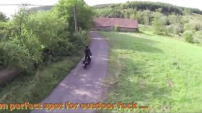 Driving Down Perfect Spot - Gay Outdoor Fuck Fest