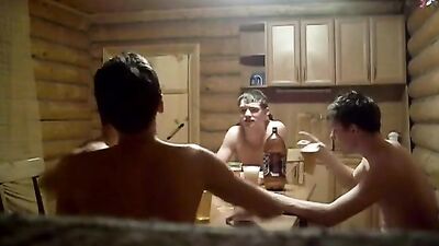 Gay Russian Sauna Amateurs: Naked Invaders in the Heat (34 chars)