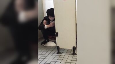 Asian Spy Fetish - Hot Lad Open Squat Toilet