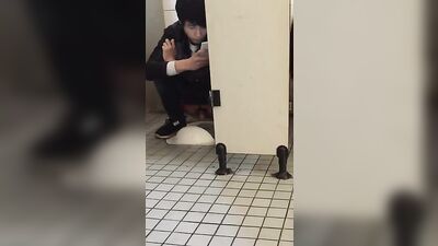Asian Spy Fetish - Hot Lad Open Squat Toilet