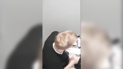 Spy for guy jerking in the toilet #5