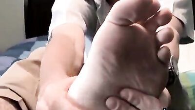 Feet Frenzy - Boy Gets Socked Up in Gay Porn Action!