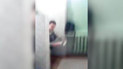 Gay Porn Video: Toilet Surprise with Friends