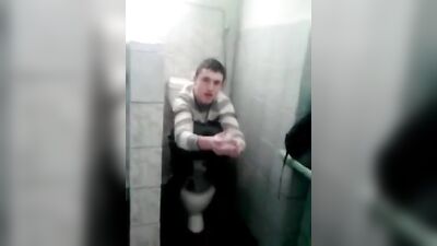 Gay Porn Video: Toilet Surprise with Friends