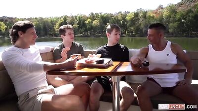 Step Up with Stepdad & Uncles 047 - Action Packed Gay Porn Video!