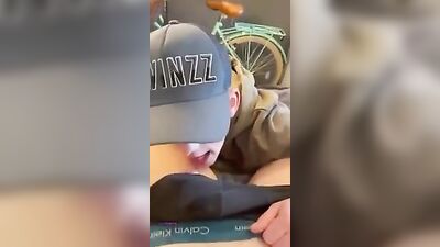 Cutie Cap Catches Twink BJs with Brother!