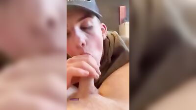 Cutie Cap Catches Twink BJs with Brother!