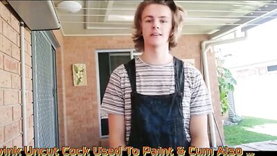 Cum and Paint Twink - The Ultimate Gay Outdoor Adventure