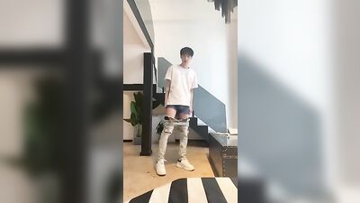 Electrifying Asian Solo - Handsome Man in White Shirt