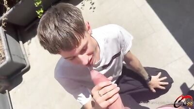 Gagged Cam Cockring Daddys Raw Cum Boy!