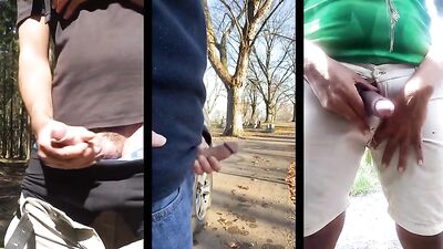 Gay Porn Video Twink Bisexual Black Muscle Frat Boys - Public Outside Solo Piss Compilation!!
