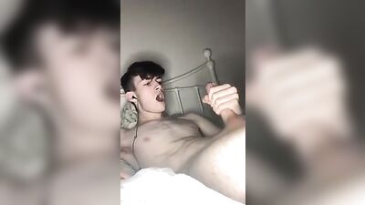 Straight Twink Edging Cumshot Delight - Gay Porn Video