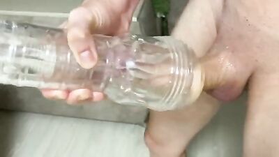 Experienced Fleshlight Suckers: Blonde Twink Oral Porn Shorts!