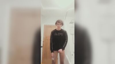 Young Twink Boy Cums in Glass! - [Twit] [704]