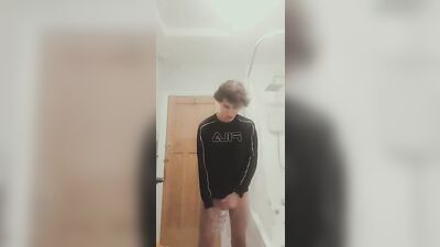 Young Twink Boy Cums in Glass! - [Twit] [704]