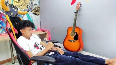 Experienced Latin Boy Gets Revenge with Big Cocks on Inexperienced Cammer PLOK!