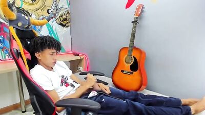 Experienced Latin Boy Gets Revenge with Big Cocks on Inexperienced Cammer PLOK!