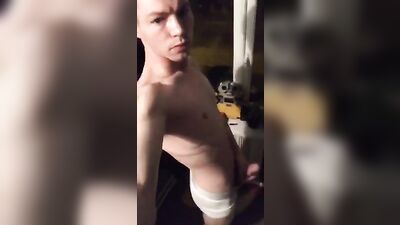 Window View: Muscle Boys Public Cum Show