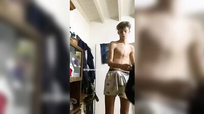 Cute Hard on Stripping Guy: The Ultimate Blonde Solo Show!