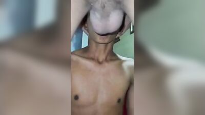 Latino Twink Oral Delight - Gay Porn Amateur Blowjob Latino Twink