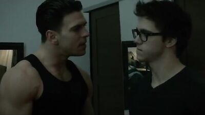 Stairwell Seduction: Cumming for Big Dicks and Brit Lads!